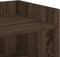 vidaXL - Dressoir - 45x35x75 - cm - bewerkt - hout - bruin - eikenkleur