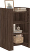 vidaXL - Dressoir - 45x35x75 - cm - bewerkt - hout - bruin - eikenkleur