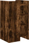 vidaXL - Dressoir - 45x35x75 - cm - bewerkt - hout - gerookt - eiken