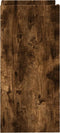 vidaXL - Dressoir - 45x35x75 - cm - bewerkt - hout - gerookt - eikenkleurig