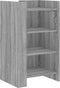 vidaXL - Dressoir - 45x35x75 - cm - bewerkt - hout - grijs - sonoma - eikenkleurig