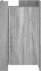 vidaXL - Dressoir - 45x35x75 - cm - bewerkt - hout - grijs - sonoma - eikenkleurig
