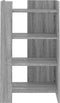 vidaXL - Dressoir - 45x35x75 - cm - bewerkt - hout - grijs - sonoma - eikenkleurig