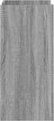 vidaXL - Dressoir - 45x35x75 - cm - bewerkt - hout - grijs - sonoma - eikenkleurig