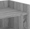 vidaXL - Dressoir - 45x35x75 - cm - bewerkt - hout - grijs - sonoma - eikenkleurig