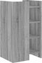 vidaXL - Dressoir - 45x35x75 - cm - bewerkt - hout - grijs - sonoma - eikenkleurig