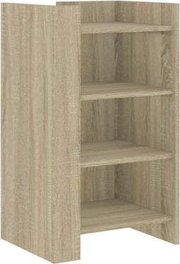 vidaXL - Dressoir - 45x35x75 - cm - bewerkt - hout - sonoma - eikenkleurig