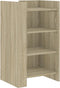 vidaXL - Dressoir - 45x35x75 - cm - bewerkt - hout - sonoma - eikenkleurig