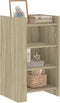 vidaXL - Dressoir - 45x35x75 - cm - bewerkt - hout - sonoma - eikenkleurig