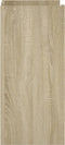 vidaXL - Dressoir - 45x35x75 - cm - bewerkt - hout - sonoma - eikenkleurig