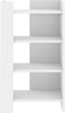 vidaXL - Dressoir - 45x35x75 - cm - bewerkt - hout - wit