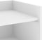 vidaXL - Dressoir - 45x35x75 - cm - bewerkt - hout - wit