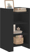 vidaXL - Dressoir - 45x35x75 - cm - bewerkt - hout - zwart