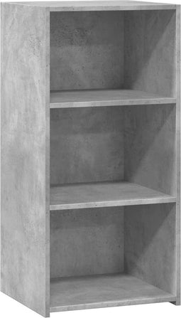 vidaXL - Dressoir - 45x41x93 - cm - bewerkt - hout - betongrijs