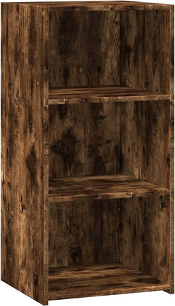 vidaXL - Dressoir - 45x41x93 - cm - bewerkt - hout - gerookt - eikenkleurig