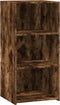 vidaXL - Dressoir - 45x41x93 - cm - bewerkt - hout - gerookt - eikenkleurig