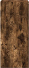 vidaXL - Dressoir - 45x41x93 - cm - bewerkt - hout - gerookt - eikenkleurig