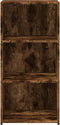 vidaXL - Dressoir - 45x41x93 - cm - bewerkt - hout - gerookt - eikenkleurig