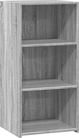 vidaXL - Dressoir - 45x41x93 - cm - bewerkt - hout - grijs - sonoma - eikenkleurig