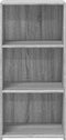 vidaXL - Dressoir - 45x41x93 - cm - bewerkt - hout - grijs - sonoma - eikenkleurig