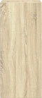 vidaXL - Dressoir - 45x41x93 - cm - bewerkt - hout - sonoma - eikenkleurig