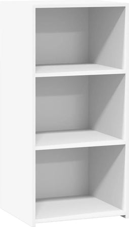 vidaXL - Dressoir - 45x41x93 - cm - bewerkt - hout - wit