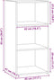 vidaXL - Dressoir - 45x41x93 - cm - bewerkt - hout - wit