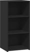 vidaXL - Dressoir - 45x41x93 - cm - bewerkt - hout - zwart