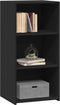 vidaXL - Dressoir - 45x41x93 - cm - bewerkt - hout - zwart