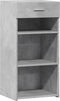 vidaXL - Dressoir - 45x42,5x93 - cm - bewerkt - hout - betongrijs