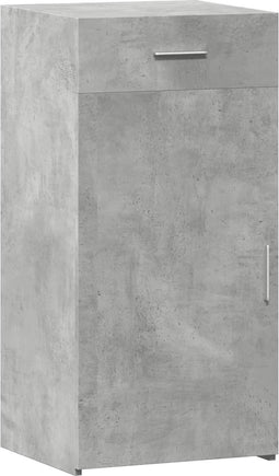 vidaXL - Dressoir - 45x42,5x93 - cm - bewerkt - hout - betongrijs