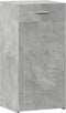 vidaXL - Dressoir - 45x42,5x93 - cm - bewerkt - hout - betongrijs