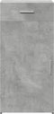 vidaXL - Dressoir - 45x42,5x93 - cm - bewerkt - hout - betongrijs