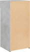 vidaXL - Dressoir - 45x42,5x93 - cm - bewerkt - hout - betongrijs