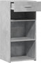 vidaXL - Dressoir - 45x42,5x93 - cm - bewerkt - hout - betongrijs