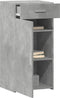 vidaXL - Dressoir - 45x42,5x93 - cm - bewerkt - hout - betongrijs