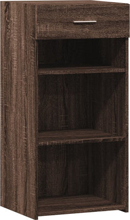 vidaXL - Dressoir - 45x42,5x93 - cm - bewerkt - hout - bruin - eikenkleur