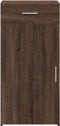 vidaXL - Dressoir - 45x42,5x93 - cm - bewerkt - hout - bruin - eikenkleur