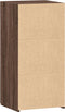vidaXL - Dressoir - 45x42,5x93 - cm - bewerkt - hout - bruin - eikenkleur