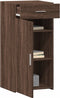 vidaXL - Dressoir - 45x42,5x93 - cm - bewerkt - hout - bruin - eikenkleur