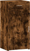vidaXL - Dressoir - 45x42,5x93 - cm - bewerkt - hout - gerookt - eikenkleurig
