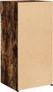 vidaXL - Dressoir - 45x42,5x93 - cm - bewerkt - hout - gerookt - eikenkleurig