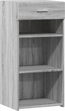 vidaXL - Dressoir - 45x42,5x93 - cm - bewerkt - hout - grijs - sonoma - eikenkleurig