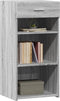 vidaXL - Dressoir - 45x42,5x93 - cm - bewerkt - hout - grijs - sonoma - eikenkleurig