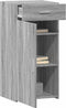 vidaXL - Dressoir - 45x42,5x93 - cm - bewerkt - hout - grijs - sonoma - eikenkleurig