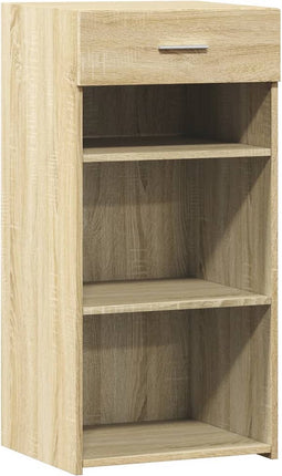 vidaXL - Dressoir - 45x42,5x93 - cm - bewerkt - hout - sonoma - eikenkleurig