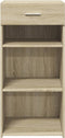 vidaXL - Dressoir - 45x42,5x93 - cm - bewerkt - hout - sonoma - eikenkleurig