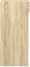 vidaXL - Dressoir - 45x42,5x93 - cm - bewerkt - hout - sonoma - eikenkleurig