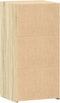 vidaXL - Dressoir - 45x42,5x93 - cm - bewerkt - hout - sonoma - eikenkleurig