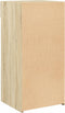 vidaXL - Dressoir - 45x42,5x93 - cm - bewerkt - hout - sonoma - eikenkleurig
